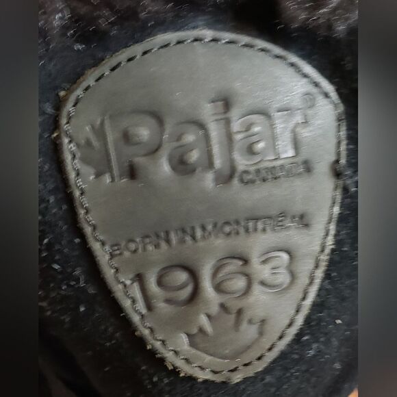 Pajar Women's Short Black Leather Winter Boots Size 37 - Picture 13 of 14